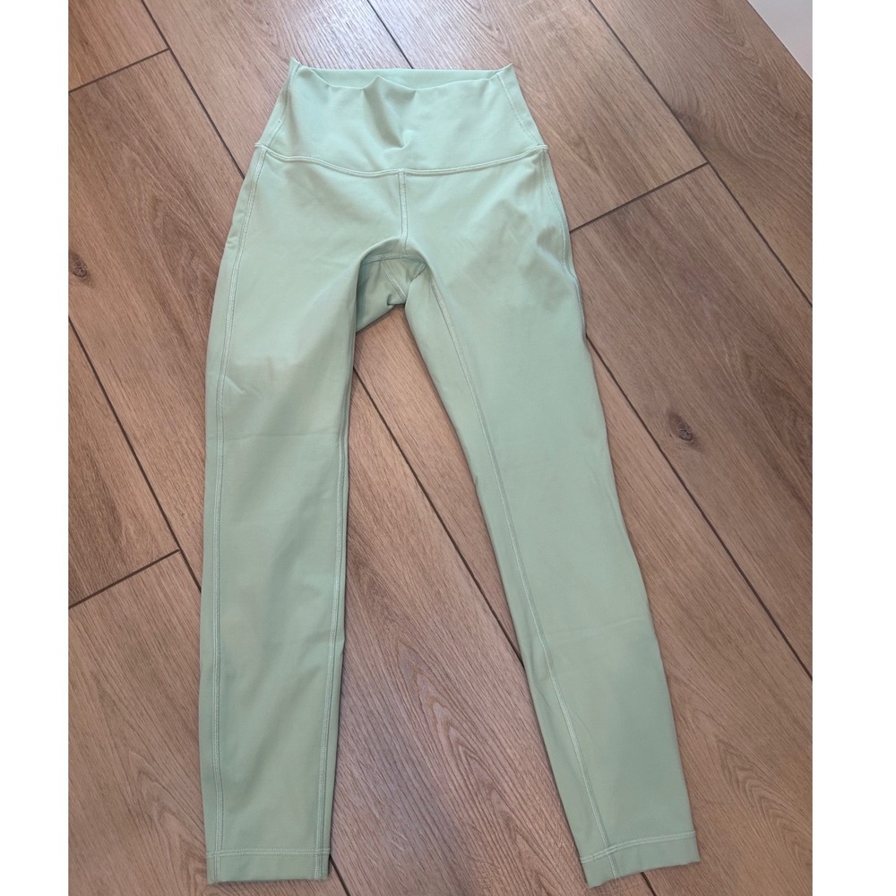 Lululemon Align High Rise Leggings‎ Mint Green Size 4 LW5CO7S